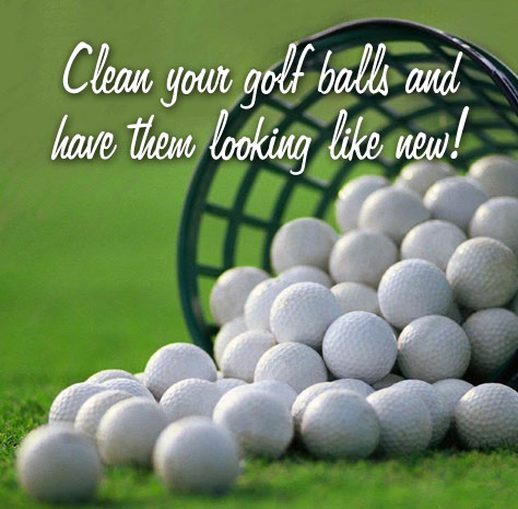 clean your golf balls